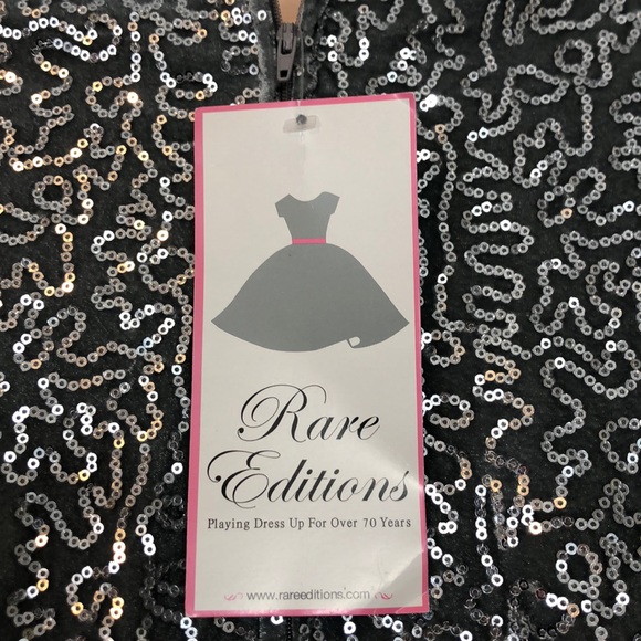 NWT Rare Editions Girls Formal Gray Dress Size 12. - Picture 11 of 13